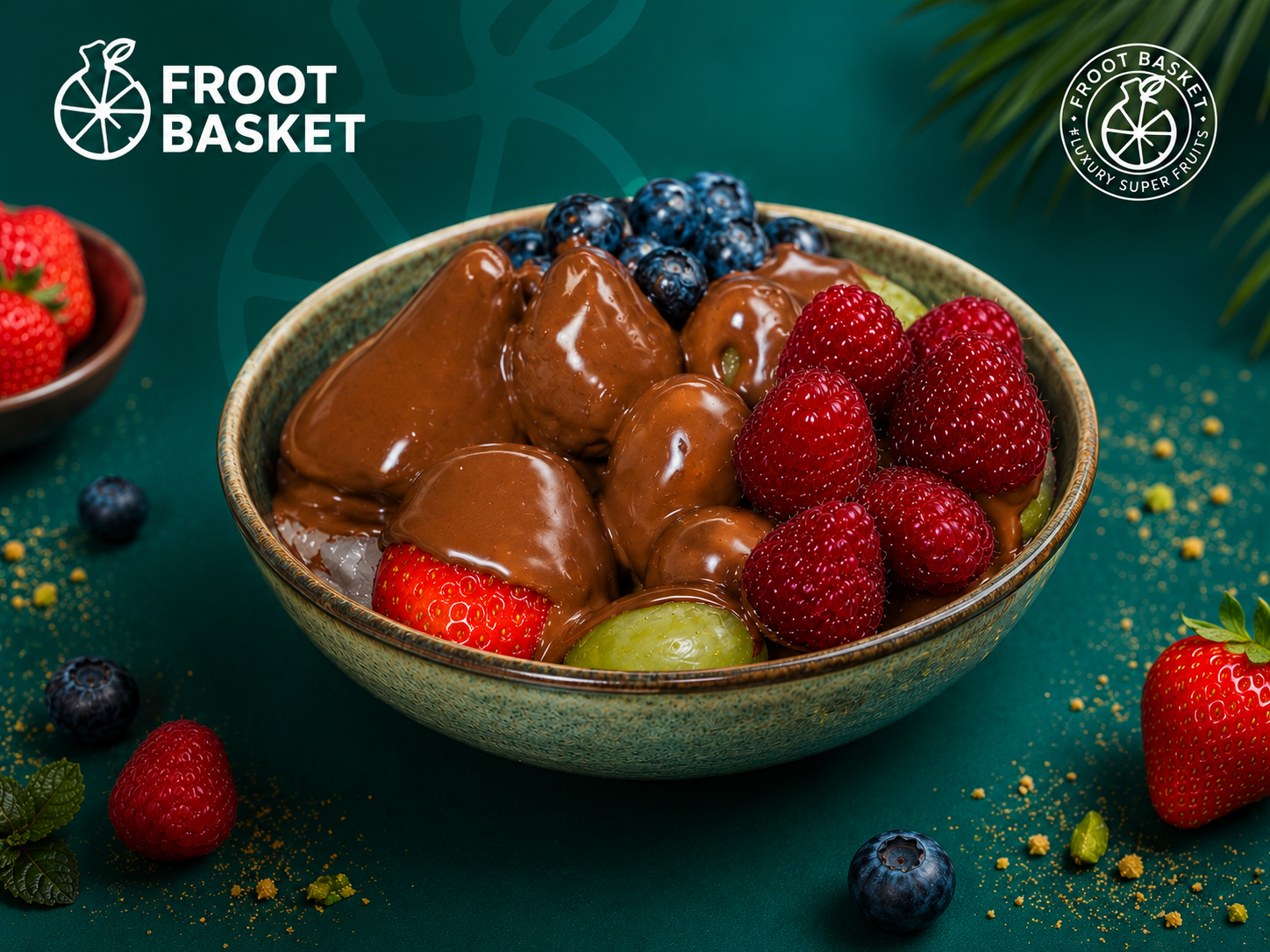 Choco Frootbowl Açaí Bowl bei Froot Basket Essen
